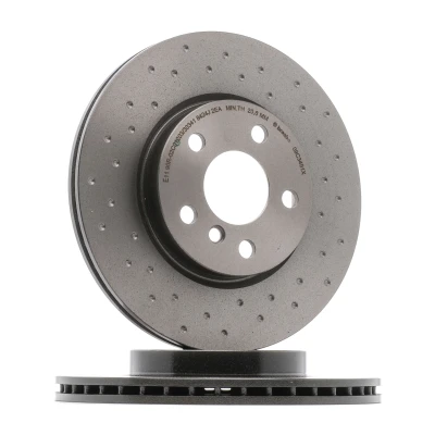 Abbildung von BREMBO 09.C349.1X Bremsscheibe 294 22 5 gelocht/innenbel. beschichtet hochgekohlt mit Schrauben BMW: 2 Gran Tourer, Active X1