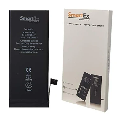 Abbildung von Smartex® Black Label Akku Batterie kompatibel mit iPhone SE Modell 2020 1821 mAh 2 Jahre Garantie