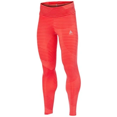 Abbildung von Odlo Damen Strumpfhose Element Light Leggings, heiße Koralle AOP SS20, XL