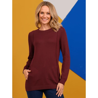 Abbildung von Classic Basics Strickpullover &quot;Langarm Pullover&quot;