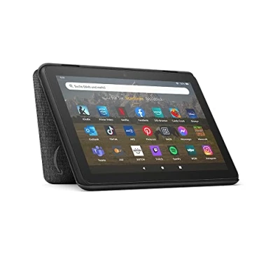 Abbildung von Hülle von Amazon für das Fire HD 8 Tablet (nur kompatibel mit Tablets der 12. Generation, 2022), schwarz