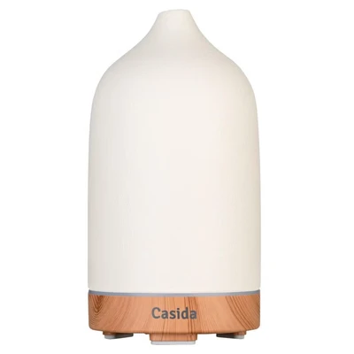Abbildung von Aroma Diffuser Keramik weiß/Holz 1 St