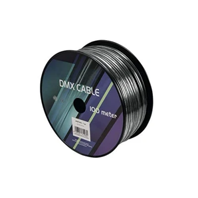 Abbildung von EUROLITE DMX Kabel 2x0,22 100m sw Hochwertiges
