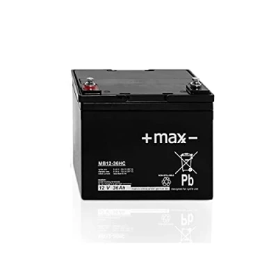 Abbildung von Akku Batterie 6FM36 6 FM 36 6FM36D 12V 36Ah AGM Blei Bleigel wie 38Ah 39Ah 40Ah 41Ah kompatibel