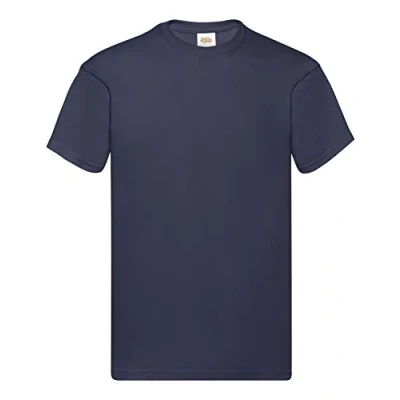 Abbildung von Fruit of the Loom Herren Original T. T Shirt (5er Pack), Farbe:deep Navy, Größe:M