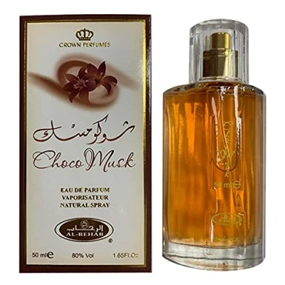 Abbildung von Choco Musk 50ml Eau de Parfum Spray Al Rehab für HERREN &amp; DAMEN Schoko Moschus