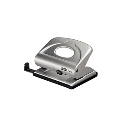 Abbildung von Rapid 21835402 Locher (20 Blatt, Anschlagschiene mit Formatvorgaben, Metall, FMC20) silber