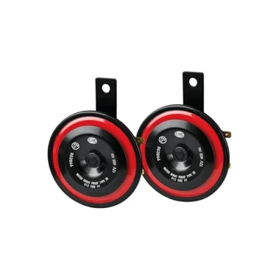Abbildung von HELLA 3AL 012 588 291 HORN STYLE S98 12V 115dB(A) Frequenzbereich: 400Hz Hochton elektrisch ECE Gehäusefarbe: rot/schwarz Menge: 1