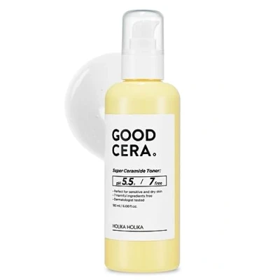 Abbildung von Holika GOOD CERA Toner (SENSITIVE) Gesichtswasser, Damen, Größe: 180 ml,