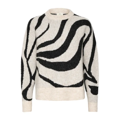 Abbildung von Kaffe Birthe Strickpullover, Damen, Größe: 40, Light sand melange