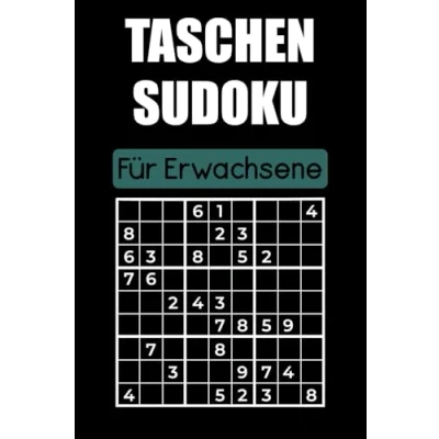 Abbildung von Taschen Sudoku für Erwachsene: leicht bis schwer rätsel in A6 Format Senioren