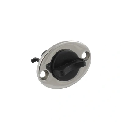 Abbildung von Lenzstopfen oval 51 x 38 mm Edelstahl 316 (A4)