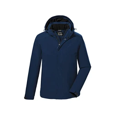 Abbildung von Killtec Herren Outdoorjacke Funktionsjacke mit abzippbarer Kapuze KOW 148 MN Jckt wasserdicht, atmungsaktiv 00836 dunkelpetrol XL