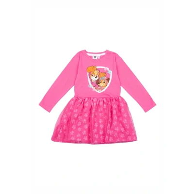 Abbildung von PAW Patrol SKYE Everest Langarm Jerseykleid für Kinder, Größe: 98/104, Pink