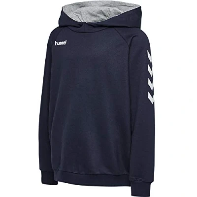 Abbildung von Hummel Hmlgo Kapuzenpullover für Kinder, Größe: 128, Dark blue
