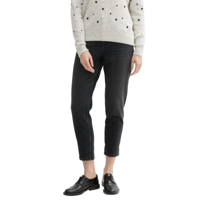 Abbildung von TOM Tailor denim Jeans Relaxed Fit, Damen, Größe: 28, Used dark stone black