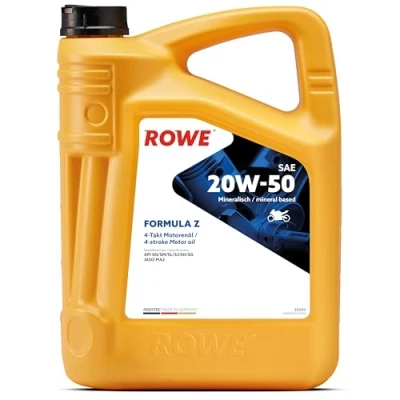 Abbildung von ROWE 5 Liter HIGHTEC FORMULA SAE 20W 50 Z Motorenöl Motoröl für 4 Takt Motorräder