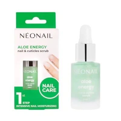 Abbildung von NEONAIL Aloe Energy Nail and Cuticle Scrub Nagel &amp; Nagelhautpflege mit Vera Peeling für kräftige, gepflegte Nägel 6,5 ml