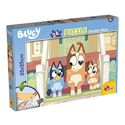 Abbildung von M Plus doppelseitiges Bodenpuzzle 24el Bluey Mr Monkey Jocks 99559 LISCIANI