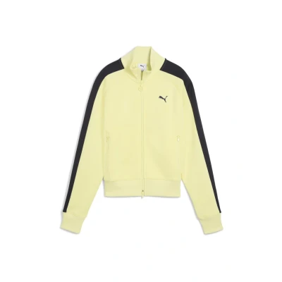 Abbildung von Puma T7 ALWAYS ON Kurze Trainingsjacke Damen Mit Plain Gold Moon Größe: S