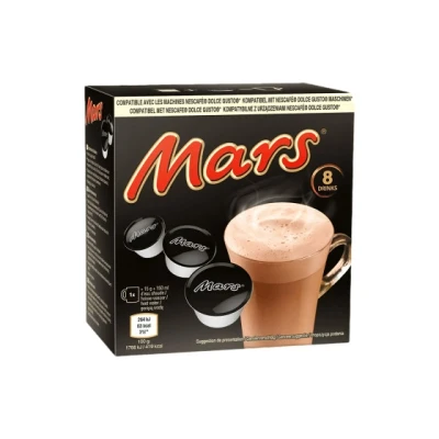 Abbildung von Heiße Schokolade Kapseln kompatibel mit NESCAFÉ® Dolce Gusto® Mars, 8 Stk.
