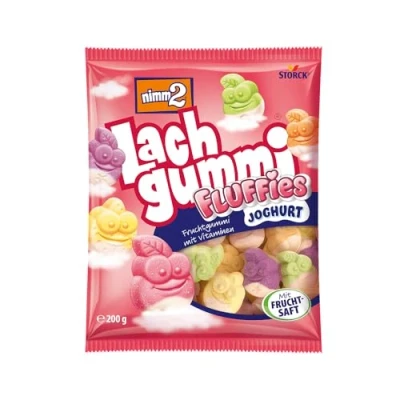Abbildung von nimm2 Lachgummi Fluffies 1 x 200g Fruchtgummi mit Fruchtsaft, Joghurt und Vitaminen