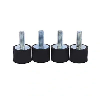 Abbildung von M8 M6 Gummihalterungen Stoßdämpfer Vibration Isolatorhalterungen Anti Silentblock Spulen Auto Bootspulen (4 STÜCK)(VD20*15 M6*18)