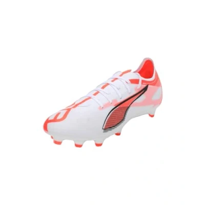 Abbildung von Puma ULTRA 5 MATCH FG/AG Fußballschuhe Unisex White/Black/Glowing Red Größe: 39