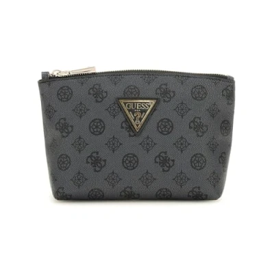 Abbildung von GUESS Wilder Large Top Zip Cosmetic Bag Charcoal