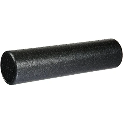 Abbildung von Amazon Basics Hochdichte Schaumstoffrolle, rund, 60 cm, Schwarz
