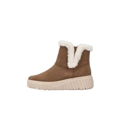 Abbildung von Rieker Damen Winterstiefel N2560, Frauen Stiefel, lose Einlage,halbschaftstiefel,gefüttert,Winterschuhe,uebergangsstiefel,braun (24),40 EU / 6.5 UK