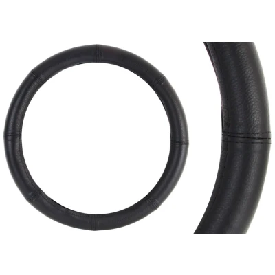 Abbildung von AMiO 01765 Lenkradbezug schwarz 37 39 Leder