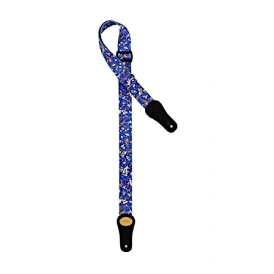 Abbildung von ORTEGA Nylon Ukulelengurt mit Wildleder 37mm Spaceman (KNS SP U)