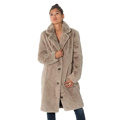 Abbildung von Oakwood Damen Cyber Mantel, Beige (Beige Foncé 0625), XX Large (Herstellergröße: 2XL)