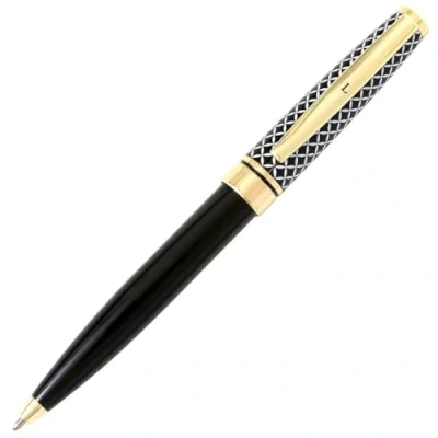Abbildung von Die carterie 76000820 Kugelschreiber Einziehbar Serie Black &amp; Gold mit Botschaft auf Clip L