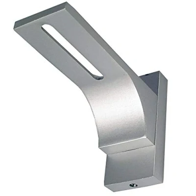 Abbildung von Bestlivings Wandträger für Vorhangschiene Aluminium Silber 8 cm