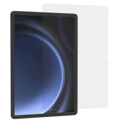 Abbildung von EAZY CASE Displayschutzfolie kompatibel mit Samsung Galaxy Tab S9 FE Displayschutz Glas 10.9 Zoll Glasfolie 9H Härte 0,3mm dünne Tabletschutzfolie Tablet Schutzglas Folie Transparent Ultra Klar