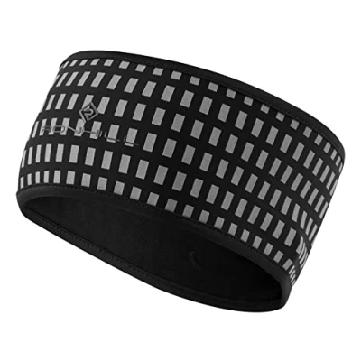 Abbildung von Ronhill Running Afterhours Stirnband, Schwarz/BrWhite/RFLCT, M/L