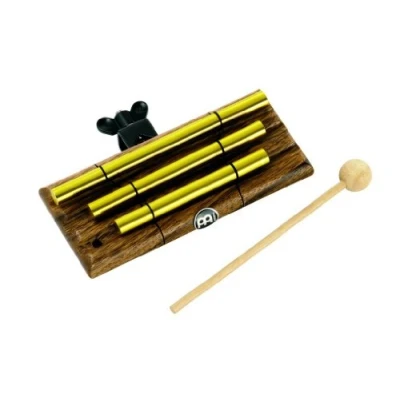 Abbildung von Meinl Percussion Mountable Series Chime 3 reihig Montierbar Inklusive Schlägel Holz und Aluminium, Natur Gold (CH3)