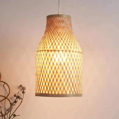 Abbildung von Pauleen 48198 Woody Romance Pendelleuchte max. 20 Watt Beige, Weiß Bambus, Metall E27