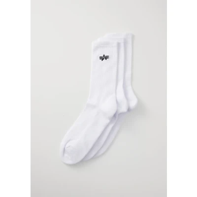 Abbildung von Alpha Industries Basic Socks 3 PACK Socken, Herren, Größe: 39 42, White