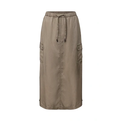 Abbildung von Street One IM Washed LOOK Alinienrock, Damen, Größe: 44, Braun