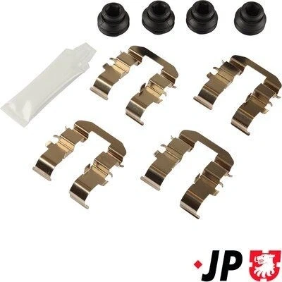 Abbildung von JP GROUP 4164002610 Zubehörsatz, Scheibenbremsbelag KIA: SORENTO 3, PEUGEOT: 3008 II SUV