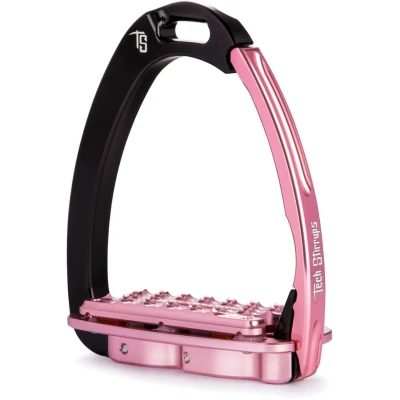 Abbildung von Tech Stirrups Steigbügel Venice Plus EVO Schwarz/Rosa Adult