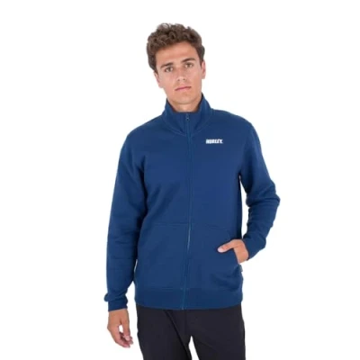 Abbildung von Hurley Herren Fastlane Zip Fleece Pullover Sweater, Blau (Insignia Blue), XL
