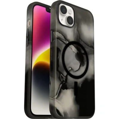 Abbildung von OtterBox Slim &amp; Sturdy Serie Hülle für iPhone 14 Plus mit MagSafe, stoßfest, sturzsicher, ultraschlank, dünne schützende Hülle, Getestet nach Militärstandard, Argent