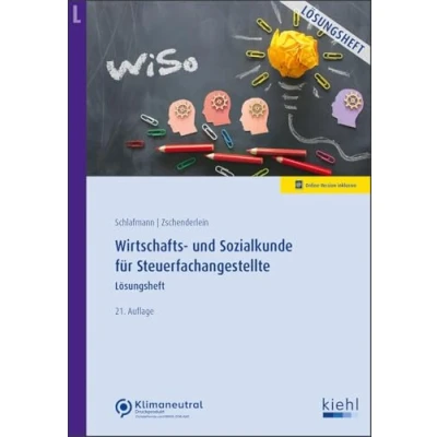 Abbildung von Wirtschafts und Sozialkunde für Steuerfachangestellte Lösungsheft