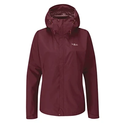 Abbildung von Rab Downpour Plus Jacke Damen rot