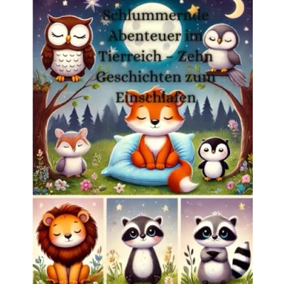 Abbildung von Schlummernde Abenteuer im Tierreich Zehn Geschichten zum Einschlafen: zauberhafte Gute Nacht Geschichten, die kleine Träumer sanft ins Reich ... beruhigend, liebevoll, ideal einschlafen
