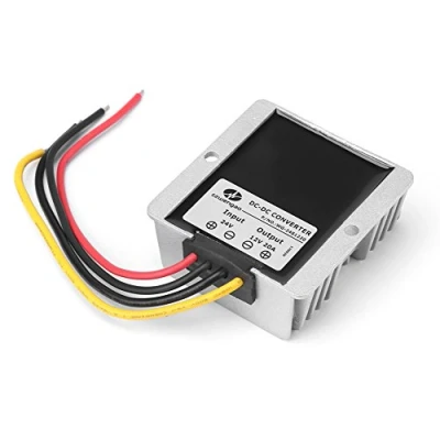Abbildung von Walfront DC Converter 24V zu 12V 20A 240W Spannungsabsenker Transformator Adapter Regler Netzteil wasserdicht IP68 für Auto LKW